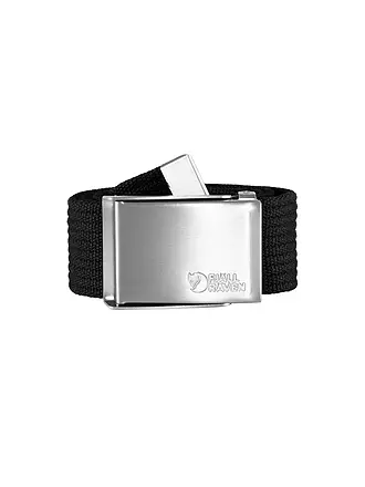 FJÄLLRÄVEN | Cinturón Canvas 4cm | schwarz